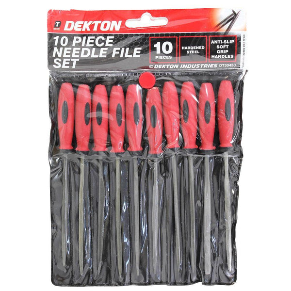 Dekton Needle File Set |10 Piece Set | Power Tool Accessories - Choice Stores