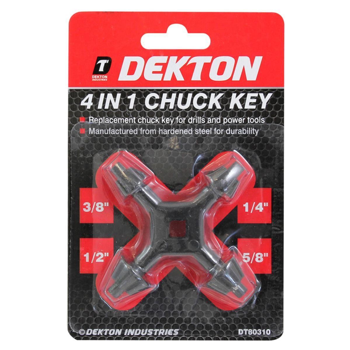 Dekton | 4 In 1 Chuck Key DT80310 - Choice Stores