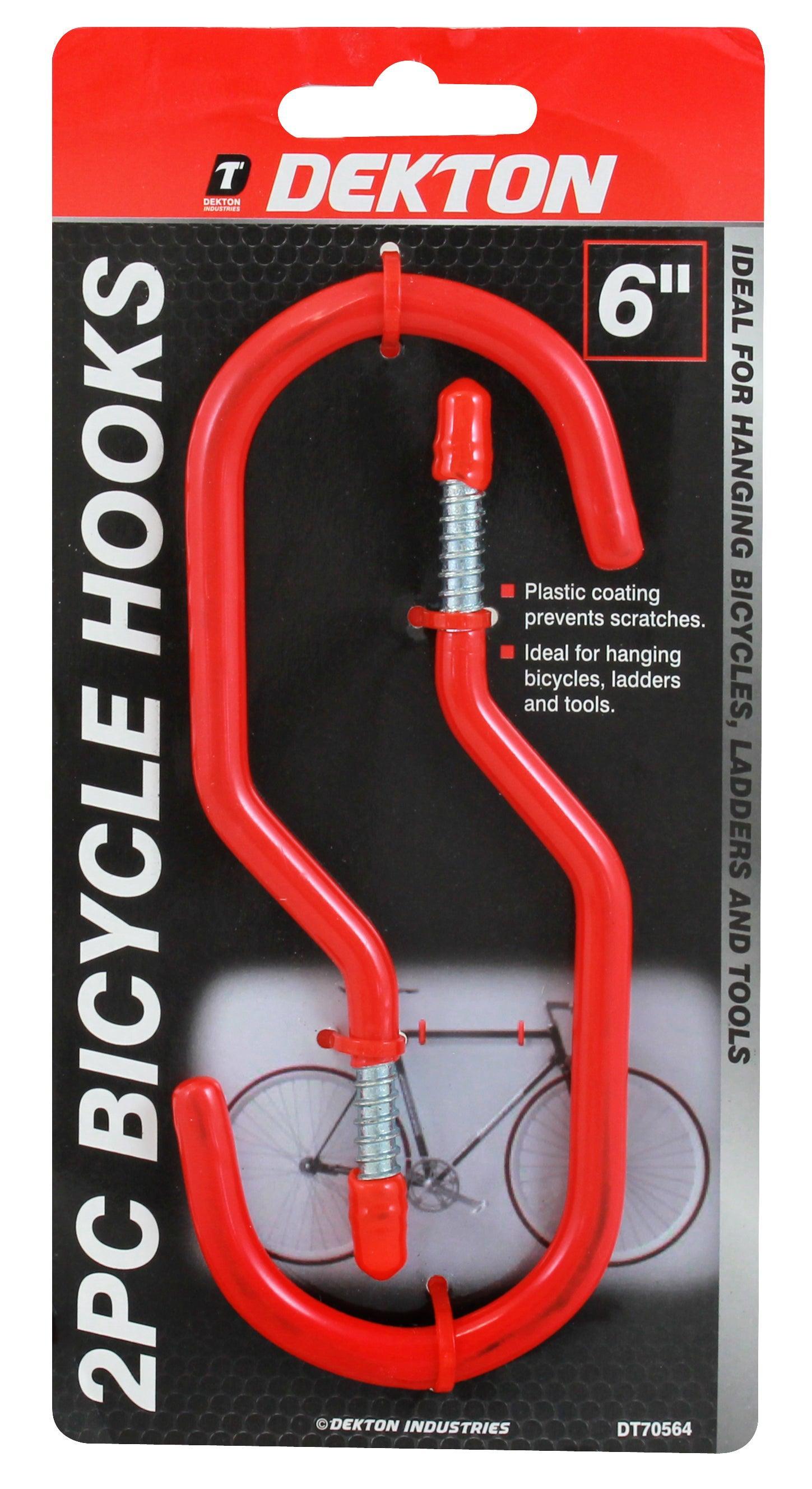 Dekton | Bicycle Hooks 8mm 150mm / 6" 2 Pieces DT70564 - Choice Stores