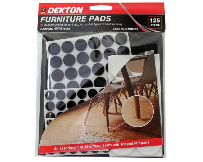 Dekton | Furniture Pads 125 Piece Assortment DT90855 - Choice Stores