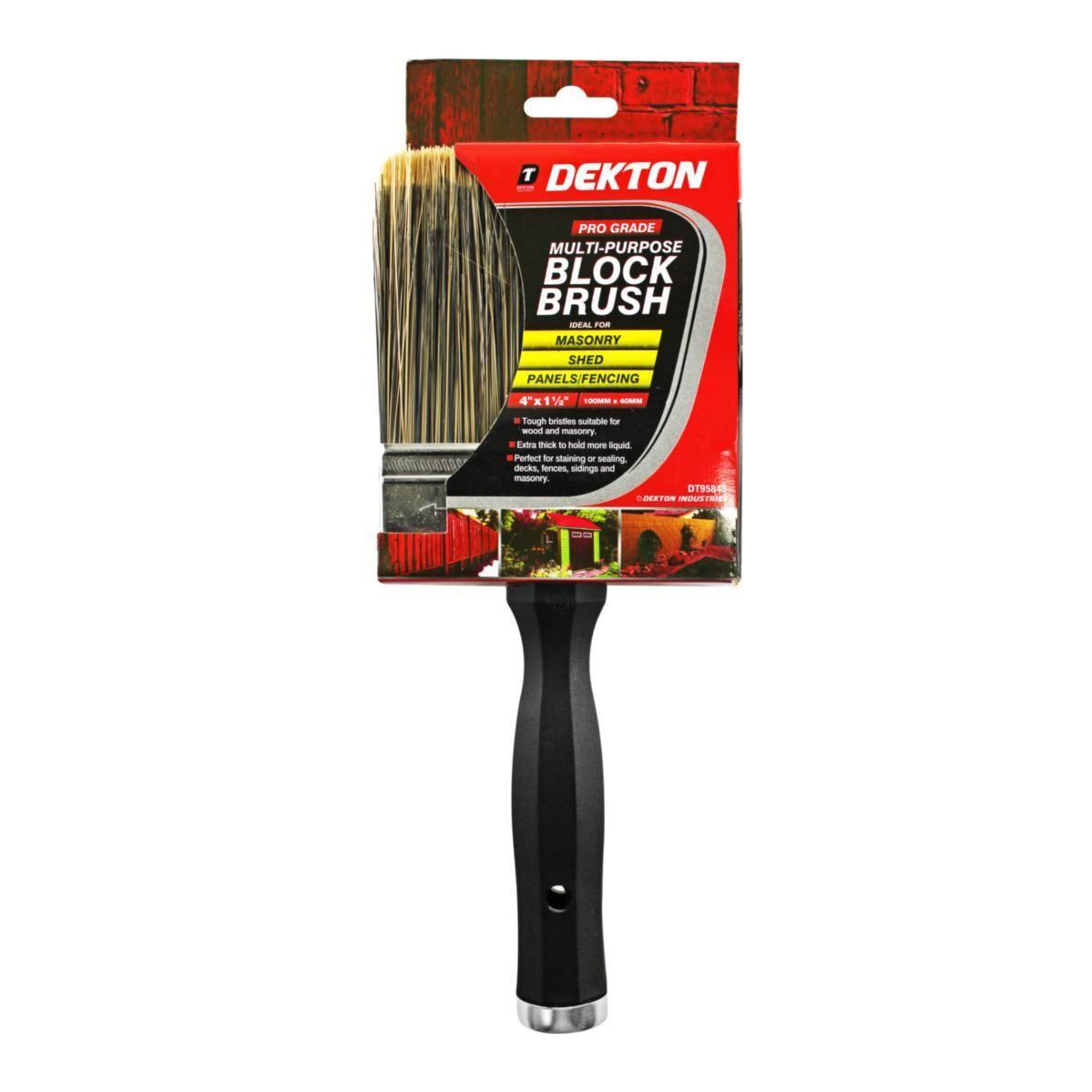 Dekton | Pro Grade Multipurpose Shed & Fence Brush 4" DT95845 - Choice Stores