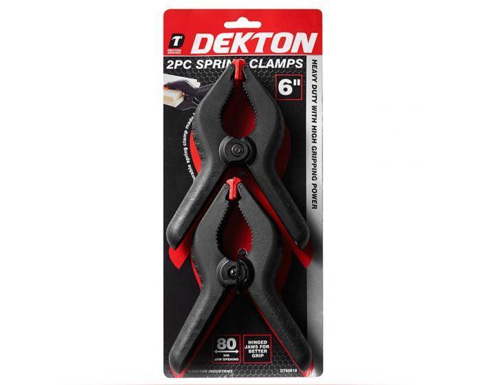 Dekton | Spring Clamps 6" 2 Piece DT60618 - Choice Stores