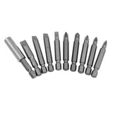 Dekton Power Bit Set With Bit Holder | 50 mm Flat & Pozi Bits | Magnetic Bit Holder - Choice Stores