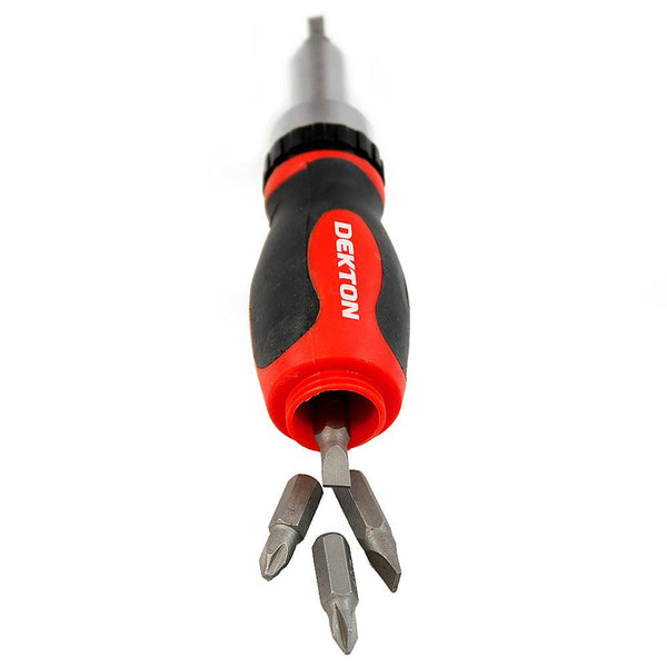 Dekton Ratchet Screwdriver Set | 5 Bits | 3 Way Ratchet - Choice Stores