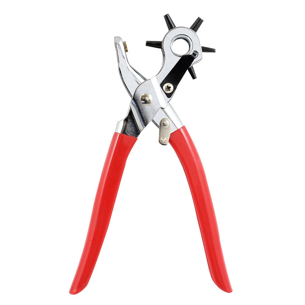 Dekton Revolving Punch Pliers | 6 Punches | Ergonomic Grips | Spring-Loaded Handles - Choice Stores