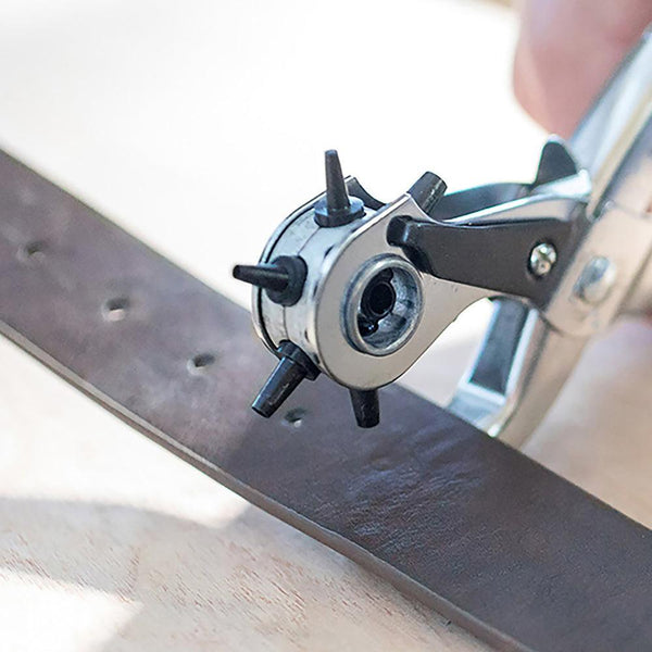 Dekton Revolving Punch Pliers | 6 Punches | Ergonomic Grips | Spring-Loaded Handles - Choice Stores