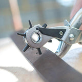 Dekton Revolving Punch Pliers | 6 Punches | Ergonomic Grips | Spring-Loaded Handles - Choice Stores
