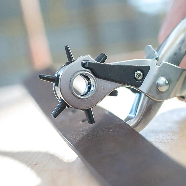 Dekton Revolving Punch Pliers | 6 Punches | Ergonomic Grips | Spring-Loaded Handles - Choice Stores