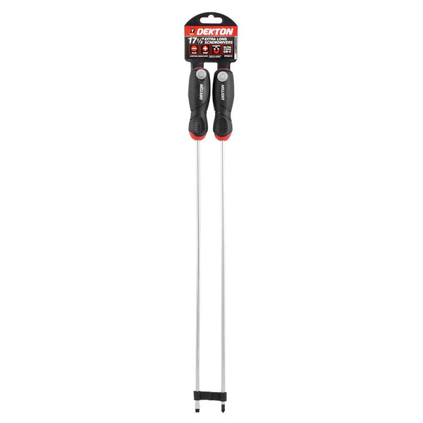 Dekton Screwdriver Set 450 mm | Pack of 2 | Magnetic Tip - Choice Stores
