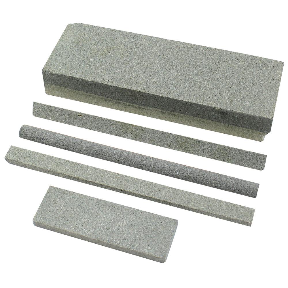 Dekton Sharpening Stone Set | 5 Piece Set | Medium and Fine Aluminium Oxide Stones - Choice Stores