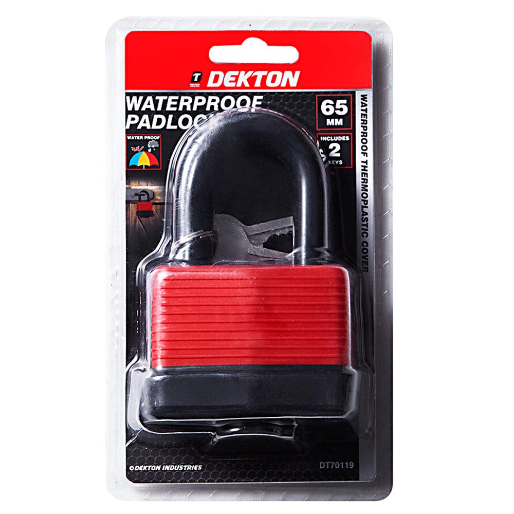 Dekton Waterproof Padlock 65 mm XL | Heavy Duty Lock - Choice Stores