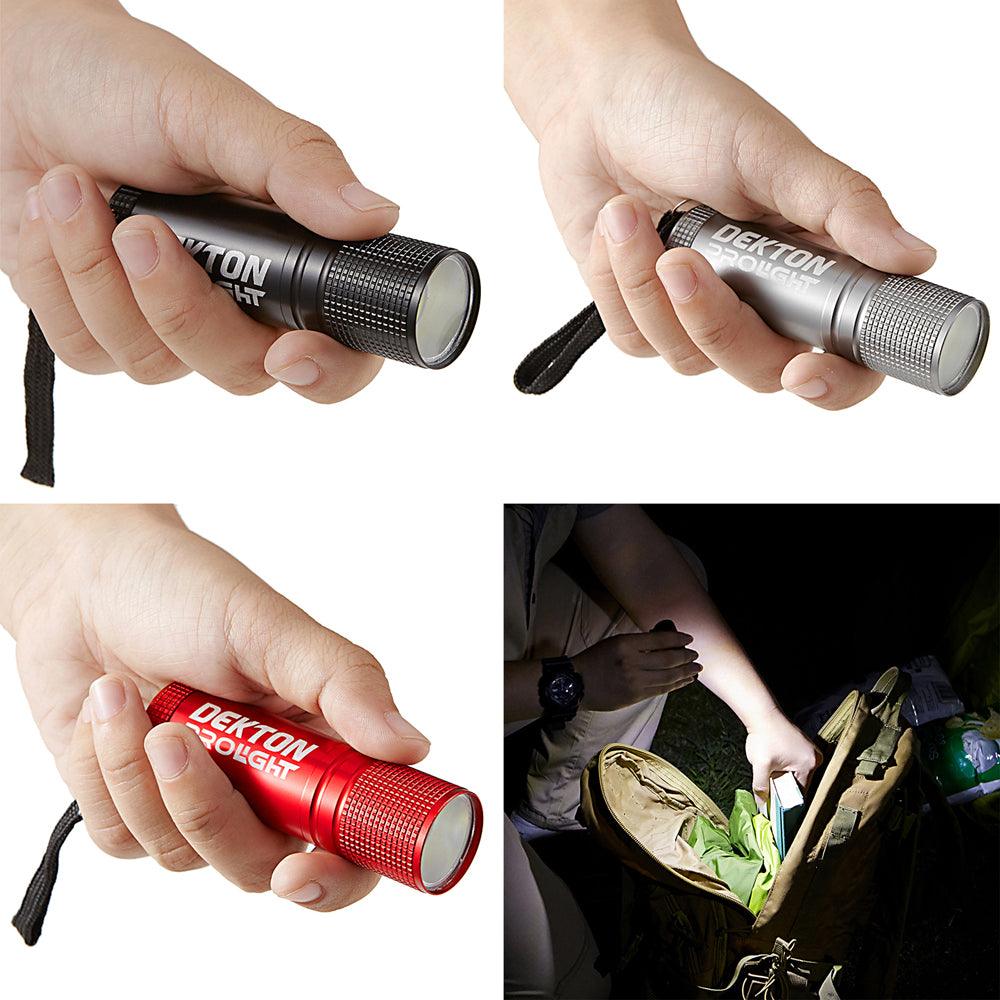 Dekton Xf35 Tracker Flashlight | 35 Lumens | 50 m Distance | Batteries Not Included - Choice Stores