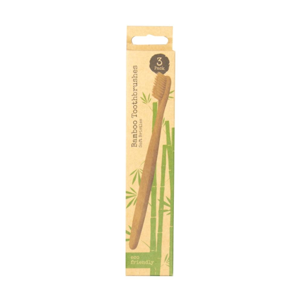 Dentaglo Bamboo Toothbrushes | Pack of 3 | Eco Friendly - Choice Stores