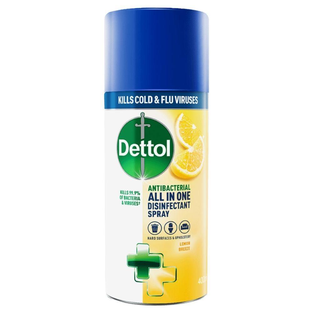 Dettol All in One Disinfectant Spray Lemon Breeze | 400ml - Choice Stores
