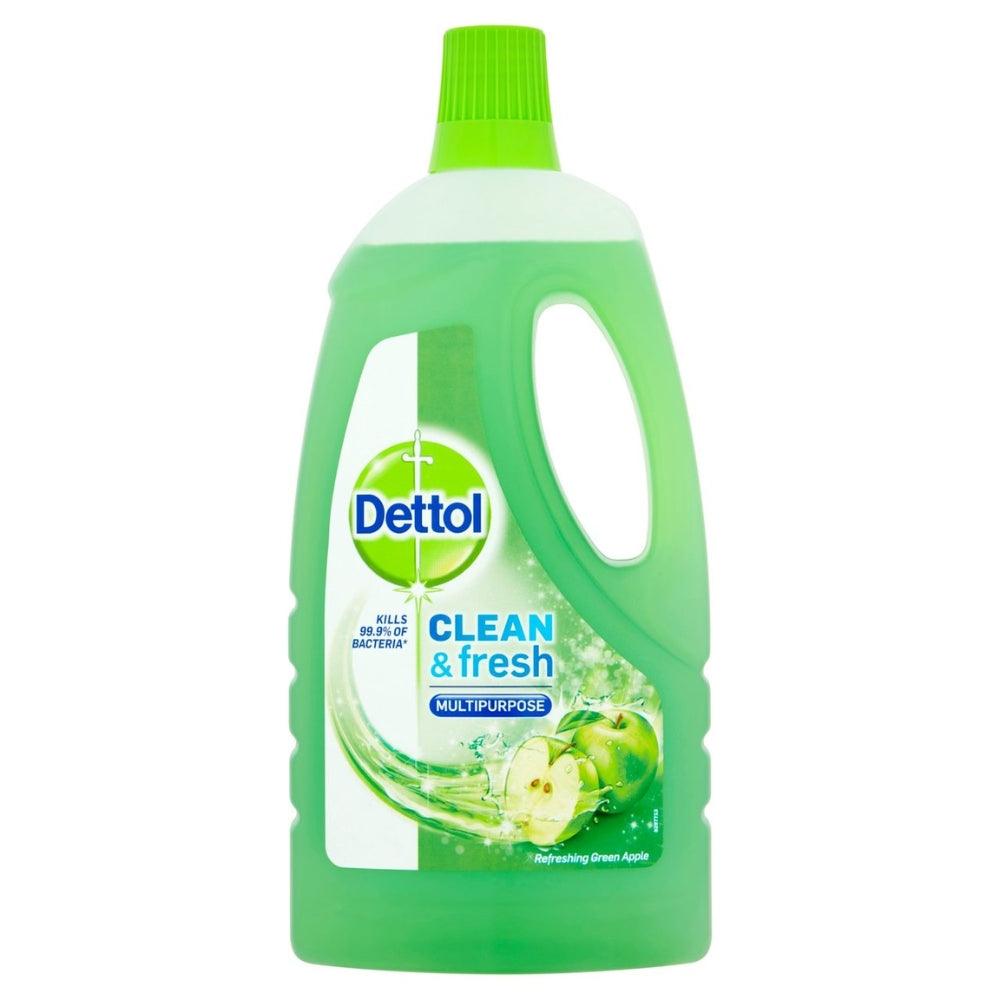 Dettol Clean &amp; Fresh Multipurpose Refreshing Green Apple | 1L - Choice Stores