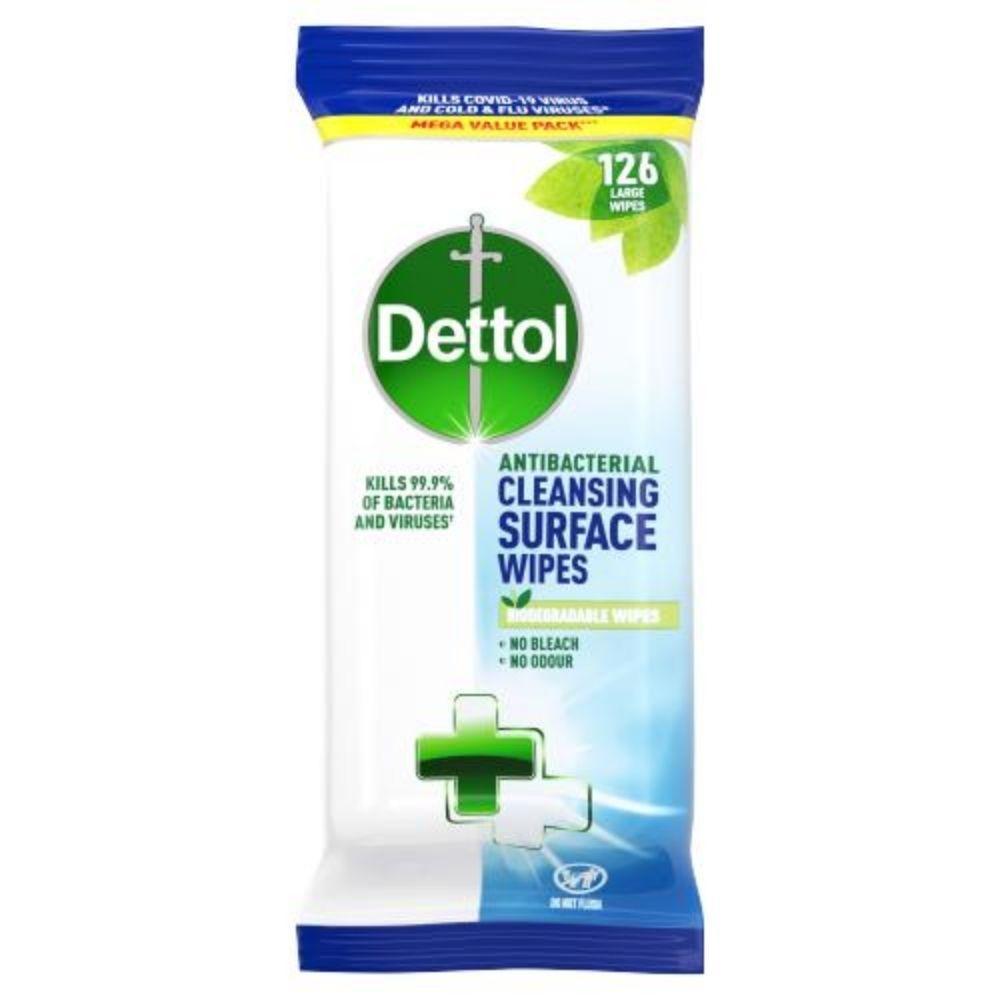 Dettol Cleansing Surface Wipes | 126 Pack - Choice Stores