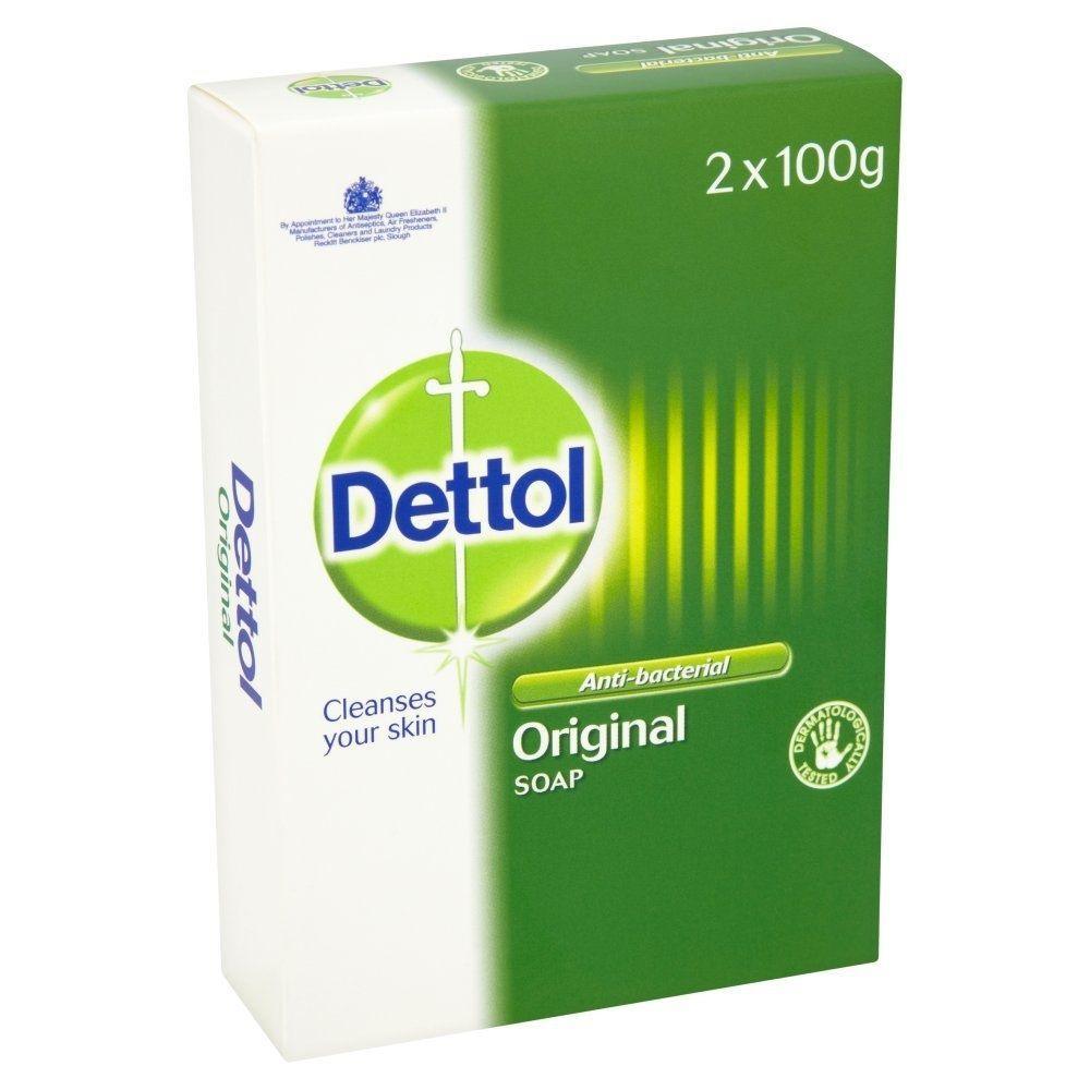 Dettol Orginal Anti-bacterial Soap | 2 x 100g - Choice Stores