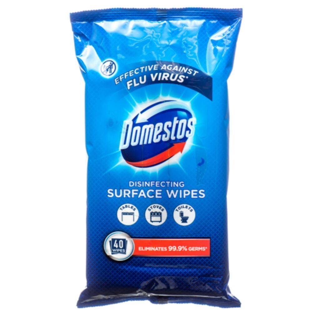 Domestos Surface Wipes | 40 pack - Choice Stores