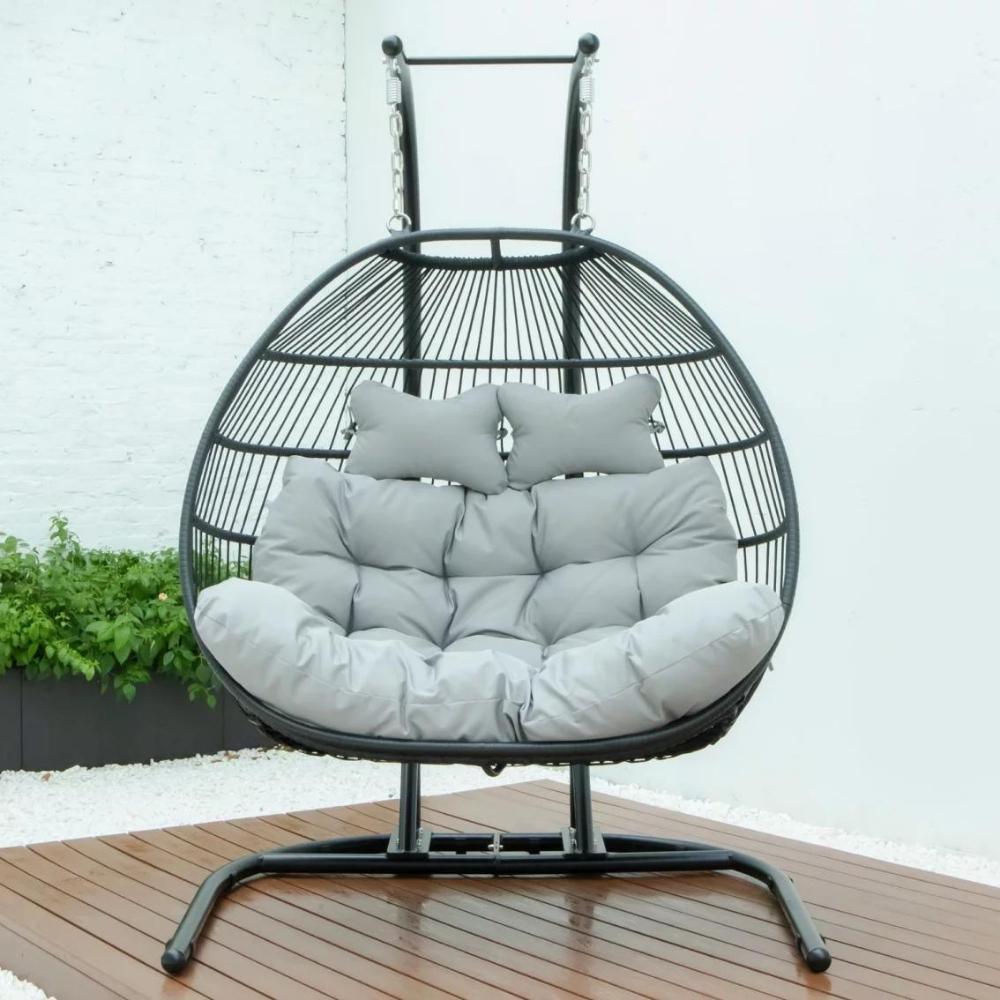Double Folding Swing Egg Chair - Choice Stores