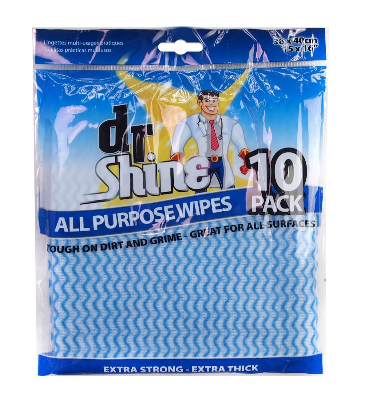 Dr Shine 10pk All Purpose Wipes - Choice Stores