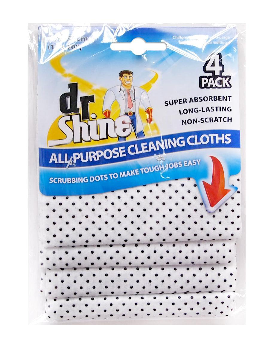 Dr Shine All Purpose Cleaning Cloths | Pack of 4 | 25 x 50cm - Choice Stores
