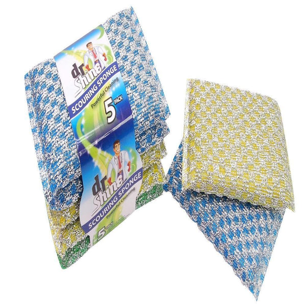 Dr Shine Metallic Scouring Pads | 5 Pack - Choice Stores