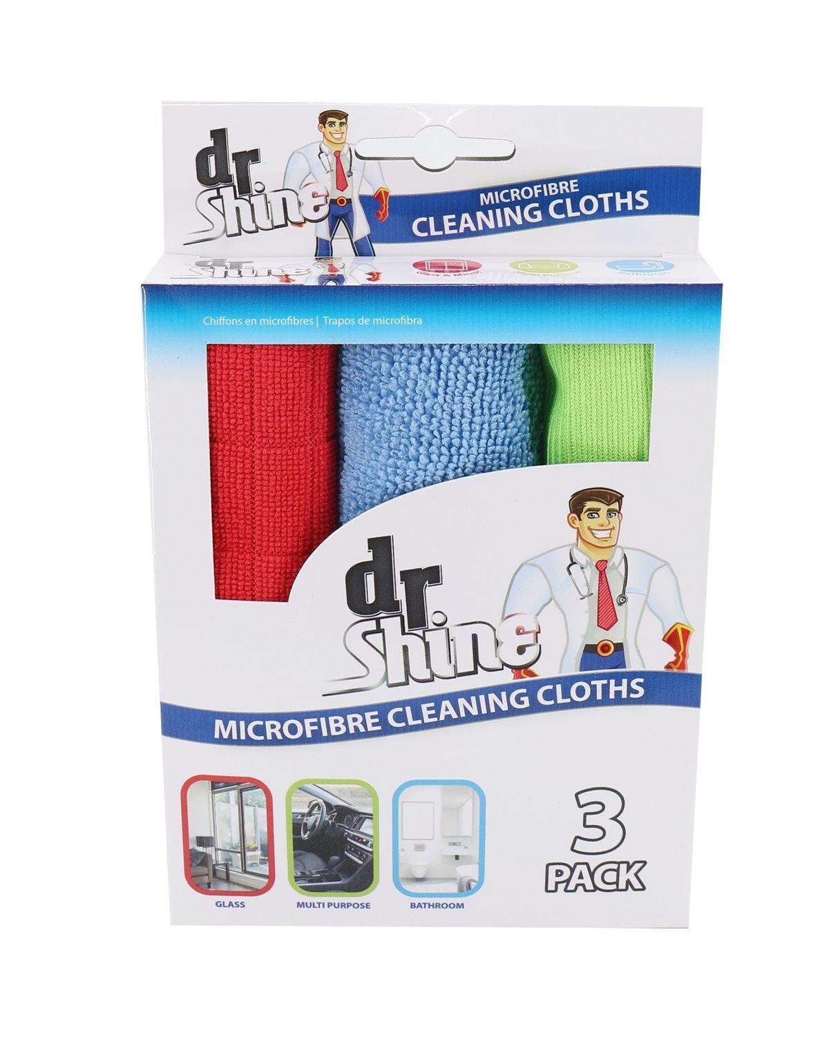 Dr Shine Microfibre Cleaning Cloth | 30 cm | 3 Pack - Choice Stores