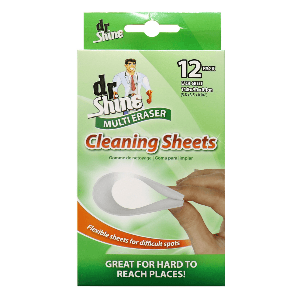 Dr. Shine Multi Eraser Cleaning Sheets | Pack of 12 - Choice Stores
