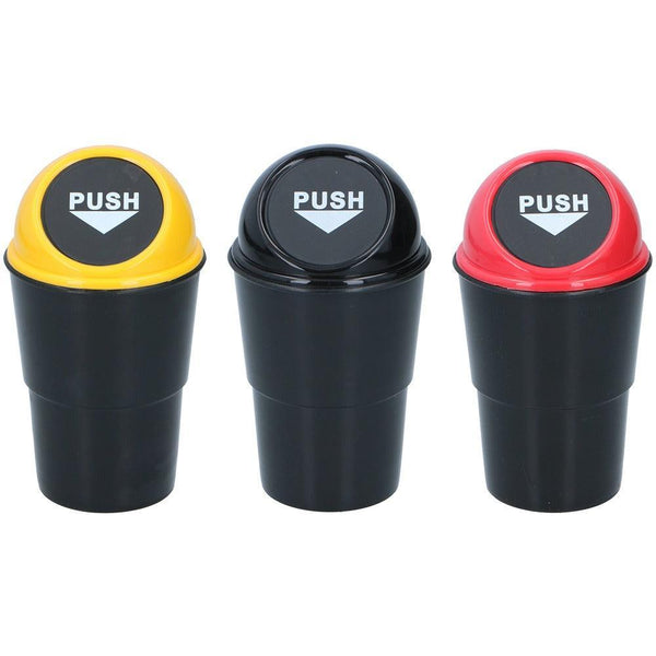 Dunlop Car Cup Holder Dustbin | 3 Assorted Colours - Choice Stores