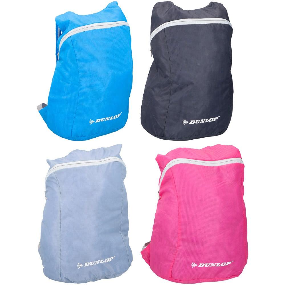 Dunlop Foldable Backpack | 4 Assorted Colours | 34 x 21 x 13.5 cm - Choice Stores