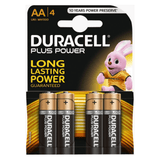 Duracell Plus Power AA Alkaline Batteries | 4 Pack | LR6/MN1500 - Choice Stores