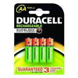 Duracell Rechargeable AA 1300 mAh Batteries | 4 Pack | HR6/DC1500 - Choice Stores