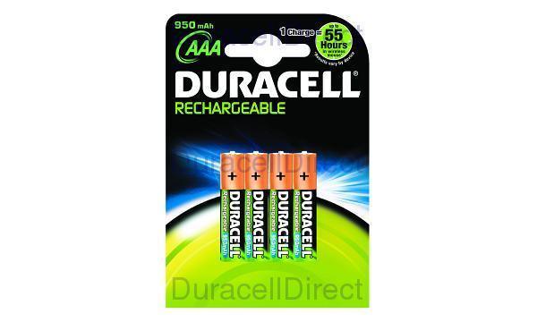 Duracell Rechargeable AAA 750 mAh Batteries | 4 Pack | HR03/DC2400 - Choice Stores