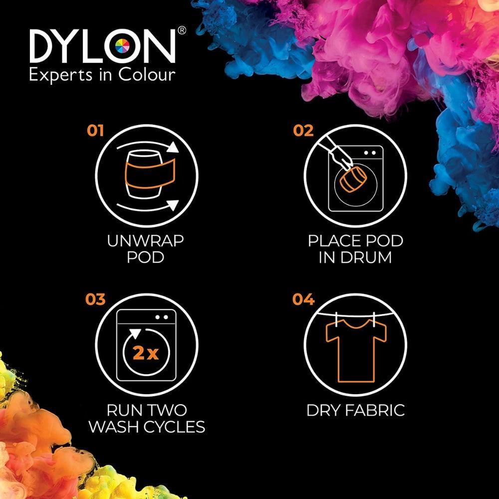 Dylon Washing Machine Fabric Dye Pod | For Clothes & Soft Furnishings | 350g - Choice Stores