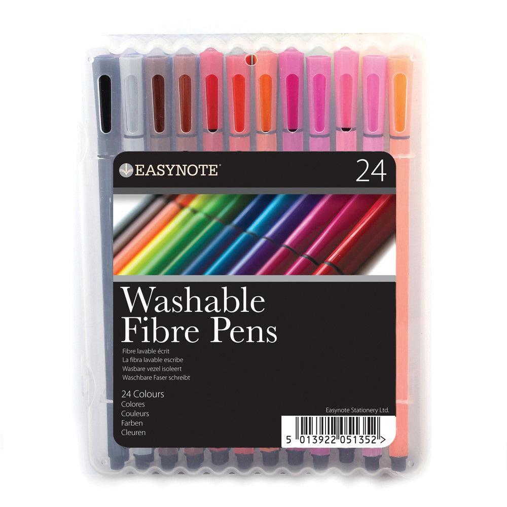 Easynote Coloured Fibre Pens | 24 Pack - Choice Stores