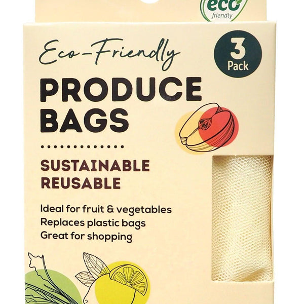 Eco - Friendly Fruit & Veg Mesh Sack | 3pack - Choice Stores