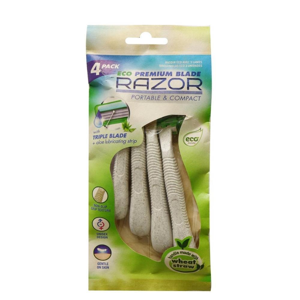 Eco Premium Razor with 3 Blades | 4 Pack - Choice Stores
