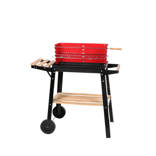 Elite BBQ Grill on Wheels With Shelf - Choice Stores