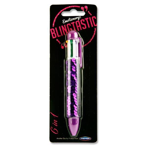 Emotionery Blingtastic 6-in-1 Sequins Ballpoint Pen - Choice Stores