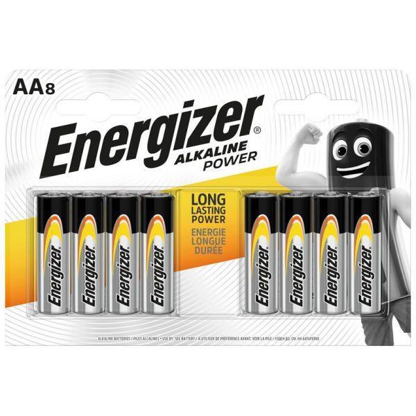 Energizer Alkaline Power AA 1.5V 3000 mAh Batteries | 4 Pack | LR6 - Choice Stores