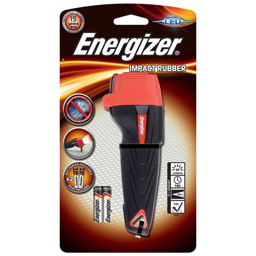 Energizer Impact Rubber Torch|18 hours|60 Lumens - Choice Stores