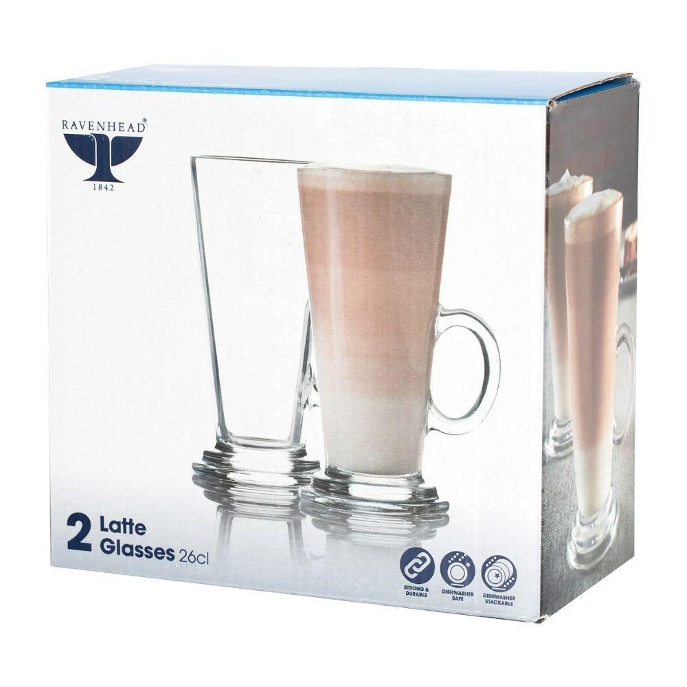 Entertain Latte Glasses | Set of 2 | 26cl - Choice Stores