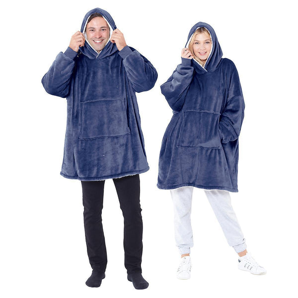 Eskimo Oversized Sherpa Hoodie | Warm & Cozy | Reversible | Sweatshirt Blanket - Choice Stores