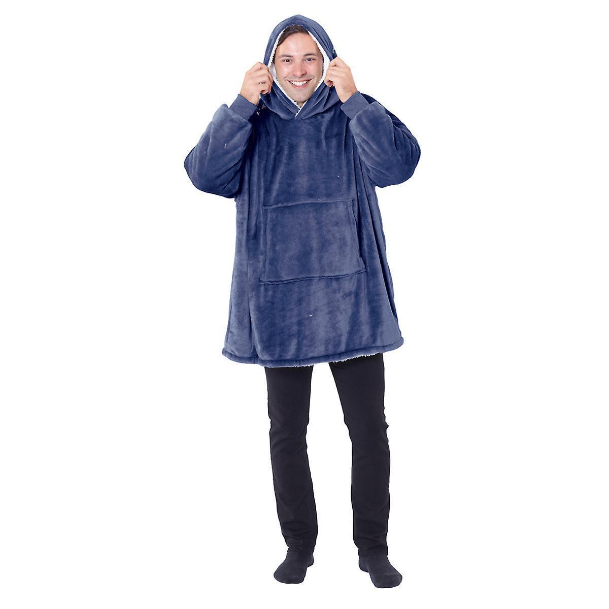 Eskimo Oversized Sherpa Hoodie | Warm & Cozy | Reversible | Sweatshirt Blanket - Choice Stores