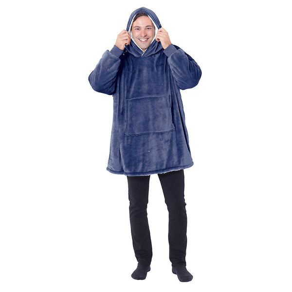 Eskimo Oversized Sherpa Hoodie | Warm & Cozy | Reversible | Sweatshirt Blanket - Choice Stores