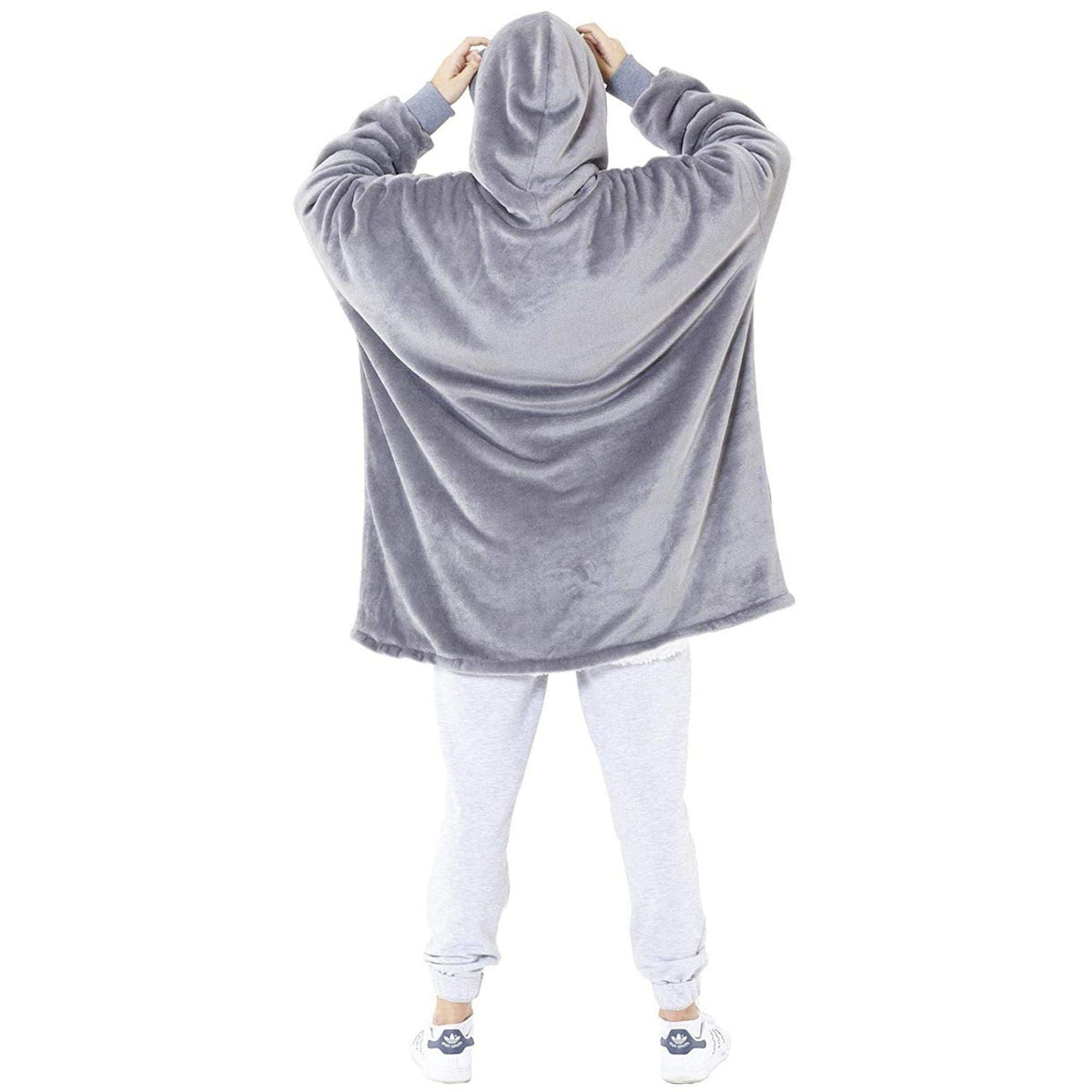 Eskimo Oversized Sherpa Hoodie | Warm & Cozy | Reversible | Sweatshirt Blanket - Choice Stores