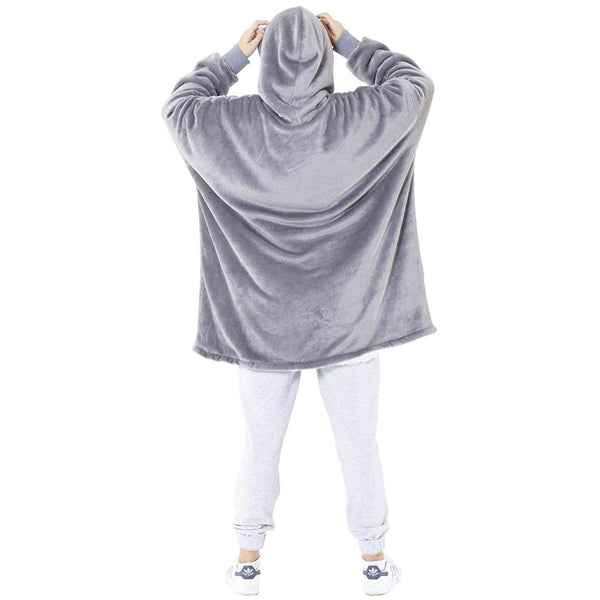 Eskimo Oversized Sherpa Hoodie | Warm & Cozy | Reversible | Sweatshirt Blanket - Choice Stores