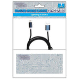Essential Electrical Braided Mobile Charge/Sync Cable Lightning to USB A | 1m - Choice Stores