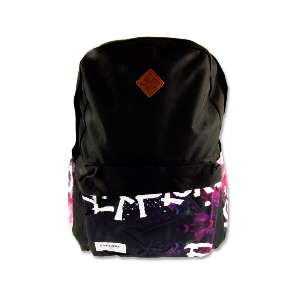 Explore Black Hoop Schoolbag | 35L - Choice Stores