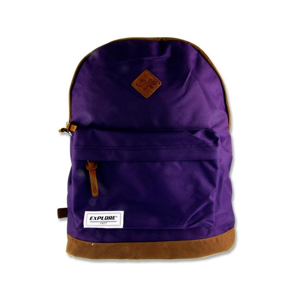 Explore Purple &amp; Tan Schoolbag | 25L - Choice Stores